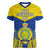 niue-constitution-day-women-v-neck-t-shirt-coat-of-arms-niuean-hiapo-pattern