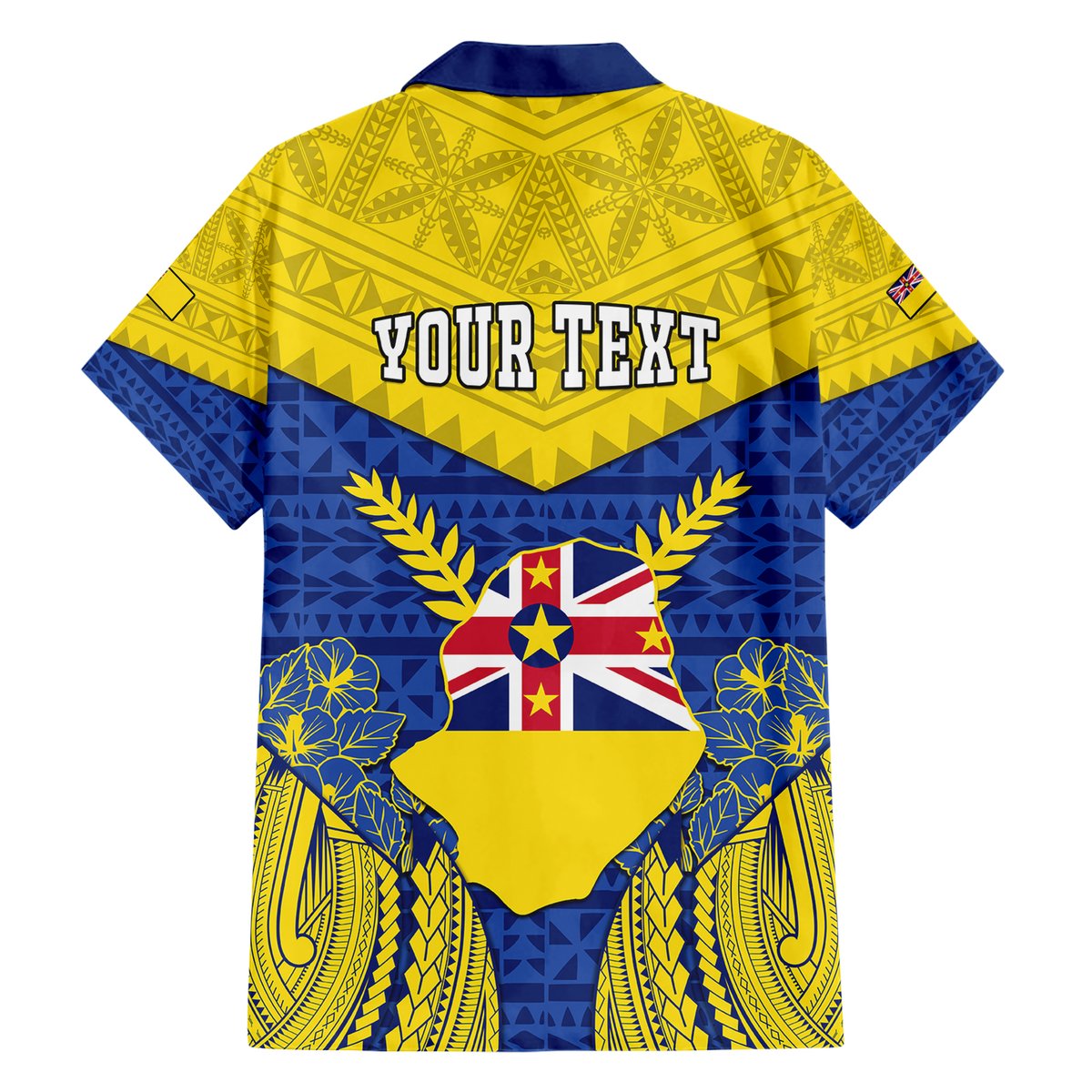 Personalized Niue Constitution Day Hawaiian Shirt Coat Of Arms Niuean Hiapo Pattern LT05 - Polynesian Pride