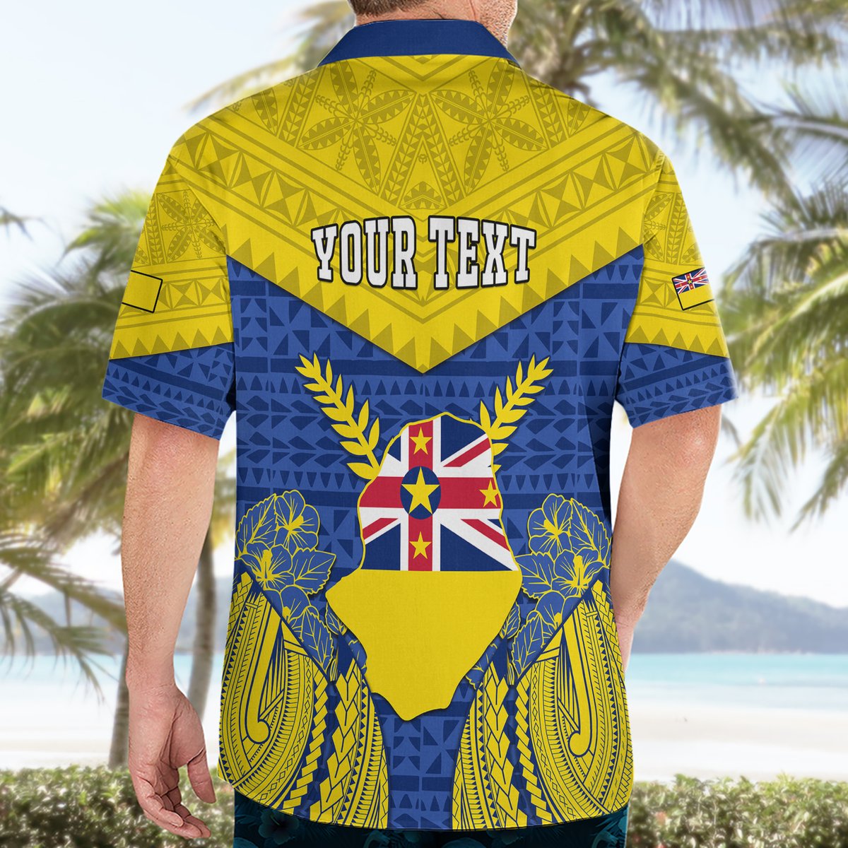 Personalized Niue Constitution Day Hawaiian Shirt Coat Of Arms Niuean Hiapo Pattern LT05 - Polynesian Pride