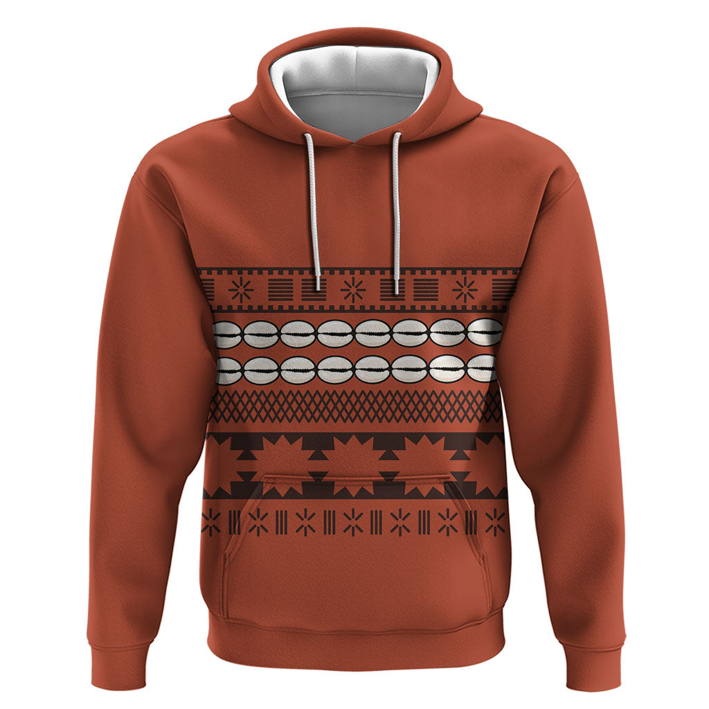 Polynesian Princess Inspired Tapa Pattern Hoodie LT05 Pullover Hoodie Red - Polynesian Pride