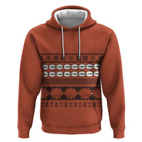 Polynesian Princess Inspired Tapa Pattern Hoodie LT05 Pullover Hoodie Red - Polynesian Pride