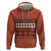 Polynesian Princess Inspired Tapa Pattern Zip Hoodie LT05 Pullover Hoodie Red - Polynesian Pride