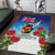 New Zealand Kiwi Christmas Area Rug Xmas Vibe