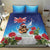 New Zealand Kiwi Christmas Bedding Set Xmas Vibe