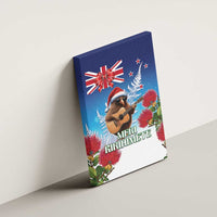 New Zealand Kiwi Christmas Canvas Wall Art Xmas Vibe LT05 - Polynesian Pride