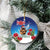 New Zealand Kiwi Christmas Ceramic Ornament Xmas Vibe