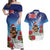 New Zealand Kiwi Christmas Couples Matching Off Shoulder Maxi Dress and Hawaiian Shirt Xmas Vibe