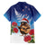 New Zealand Kiwi Christmas Family Matching Off Shoulder Short Dress and Hawaiian Shirt Xmas Vibe