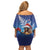 New Zealand Kiwi Christmas Family Matching Off Shoulder Short Dress and Hawaiian Shirt Xmas Vibe