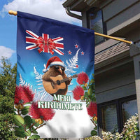New Zealand Kiwi Christmas Garden Flag Xmas Vibe LT05 - Polynesian Pride