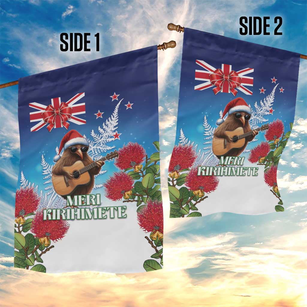 New Zealand Kiwi Christmas Garden Flag Xmas Vibe LT05 - Polynesian Pride