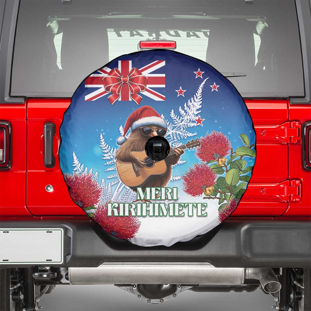 New Zealand Kiwi Christmas Spare Tire Cover Xmas Vibe LT05 - Polynesian Pride