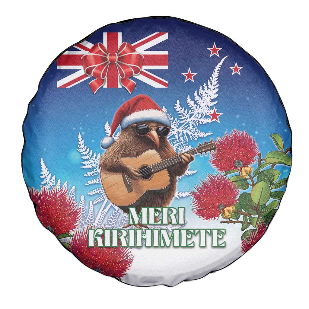 New Zealand Kiwi Christmas Spare Tire Cover Xmas Vibe LT05 - Polynesian Pride