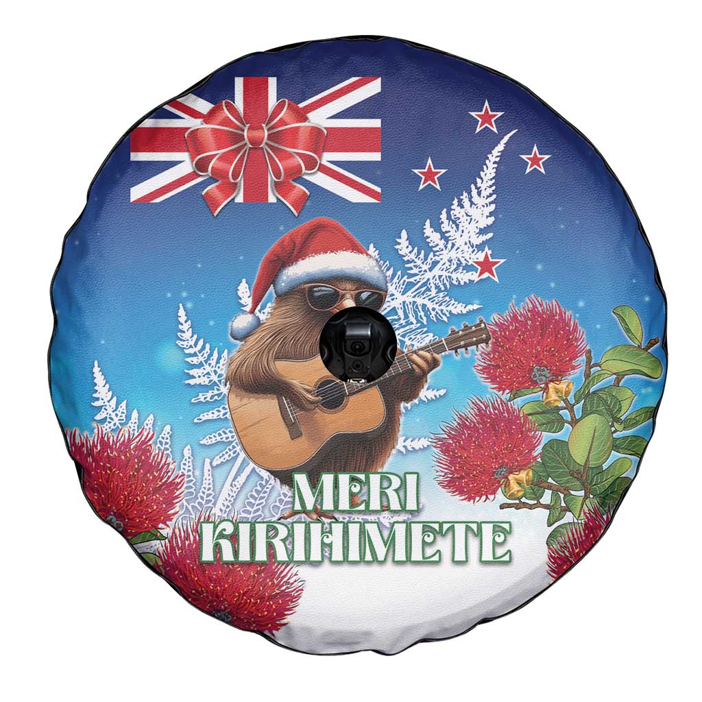 New Zealand Kiwi Christmas Spare Tire Cover Xmas Vibe LT05 - Polynesian Pride