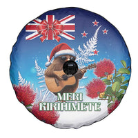 New Zealand Kiwi Christmas Spare Tire Cover Xmas Vibe LT05 - Polynesian Pride