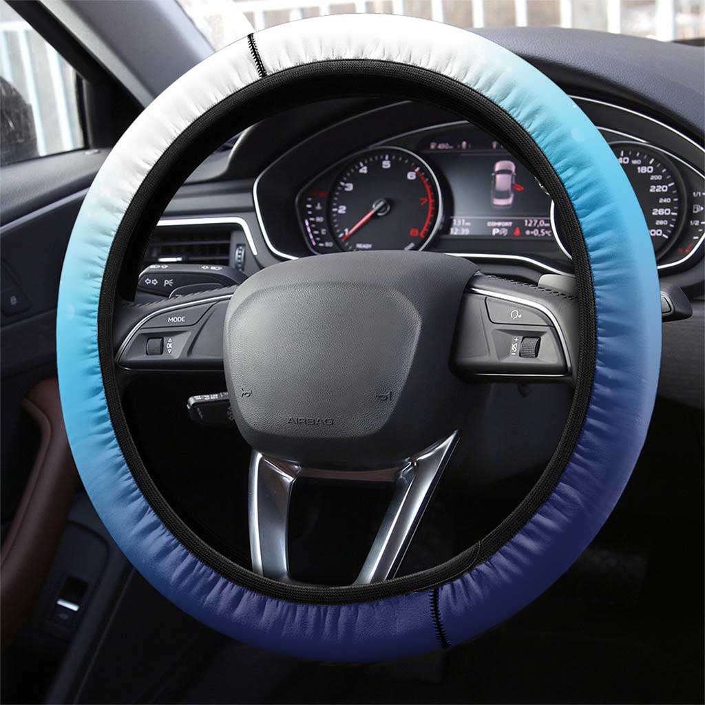 New Zealand Kiwi Christmas Steering Wheel Cover Xmas Vibe LT05 - Polynesian Pride