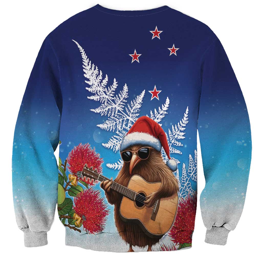 New Zealand Kiwi Christmas Sweatshirt Xmas Vibe LT05 - Polynesian Pride