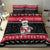 New Zealand Santa Tiki Christmas Bedding Set Meri Kirihimete