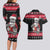 New Zealand Santa Tiki Christmas Couples Matching Long Sleeve Bodycon Dress and Hawaiian Shirt Meri Kirihimete