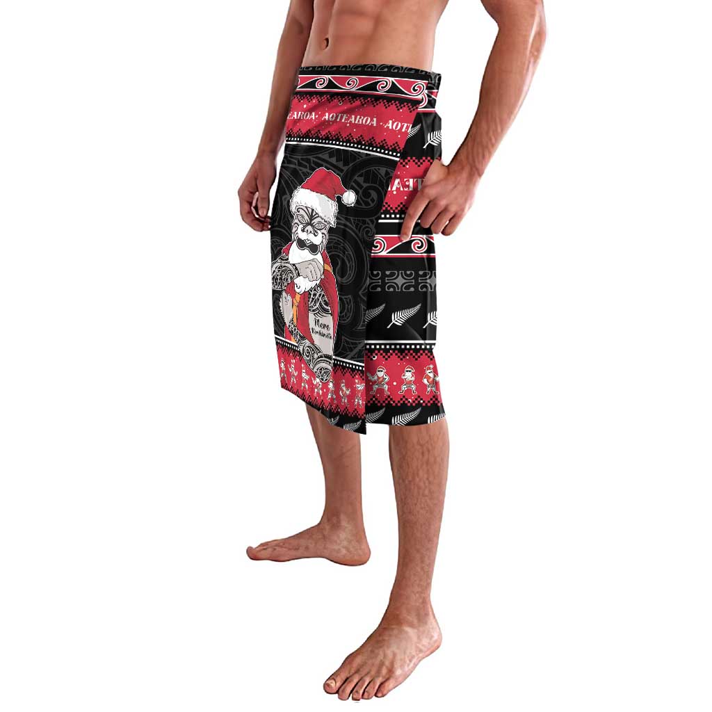 New Zealand Santa Tiki Christmas Lavalava Meri Kirihimete LT05 - Polynesian Pride