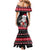 New Zealand Santa Tiki Christmas Mermaid Dress Meri Kirihimete