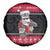 New Zealand Santa Tiki Christmas Spare Tire Cover Meri Kirihimete