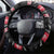 New Zealand Santa Tiki Christmas Steering Wheel Cover Meri Kirihimete