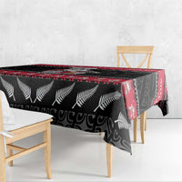 New Zealand Santa Tiki Christmas Tablecloth Meri Kirihimete LT05 - Polynesian Pride