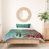 New Zealand Parakeet Bird Bedding Set With Kakabeak Flowers LT05 - Polynesian Pride