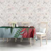 New Zealand Parakeet Bird Tablecloth With Kakabeak Flowers LT05 - Polynesian Pride