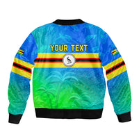 Personalised Solomon Islands Choiseul Province Day Bomber Jacket Sea Turtle Tribal Pattern LT05 - Polynesian Pride