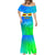 Personalised Solomon Islands Choiseul Province Day Mermaid Dress Sea Turtle Tribal Pattern LT05 - Polynesian Pride