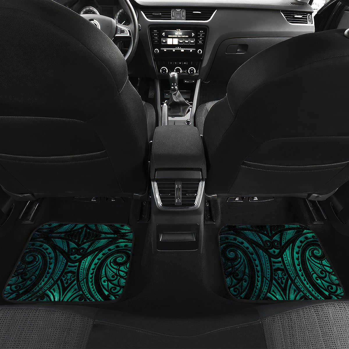 Personalised New Zealand Tamaki Herenga Waka Festival Car Mats Maori Pattern LT05 - Polynesian Pride