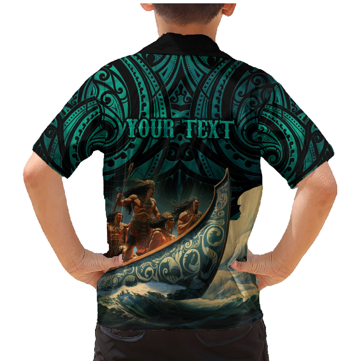 Personalised New Zealand Tamaki Herenga Waka Festival Family Matching Mermaid Dress and Hawaiian Shirt Maori Pattern LT05 - Polynesian Pride
