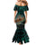 Personalised New Zealand Tamaki Herenga Waka Festival Mermaid Dress Maori Pattern LT05 - Polynesian Pride