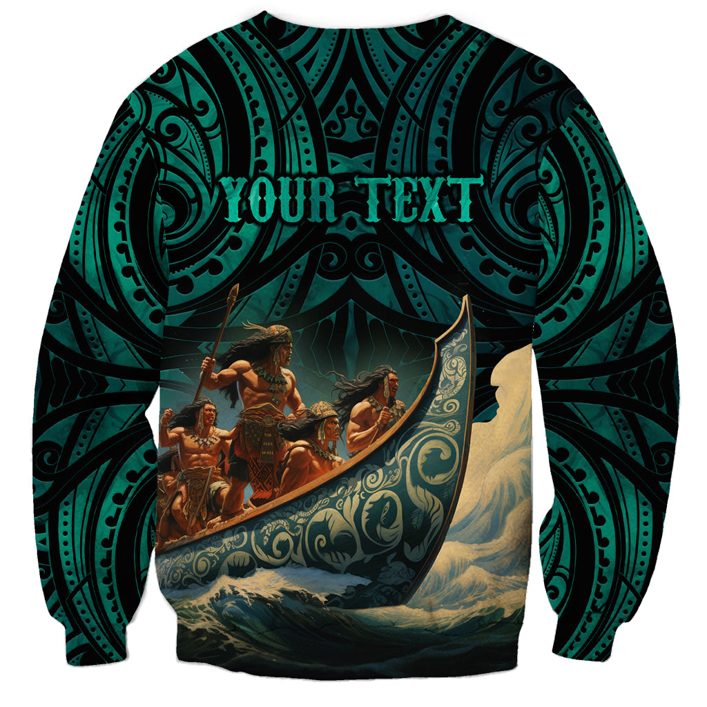 Personalised New Zealand Tamaki Herenga Waka Festival Sweatshirt Maori Pattern LT05 - Polynesian Pride