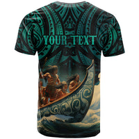 Personalised New Zealand Tamaki Herenga Waka Festival T Shirt Maori Pattern LT05 - Polynesian Pride