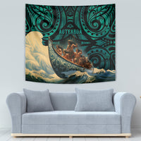 New Zealand Tamaki Herenga Waka Festival Tapestry Maori Pattern LT05 - Polynesian Pride