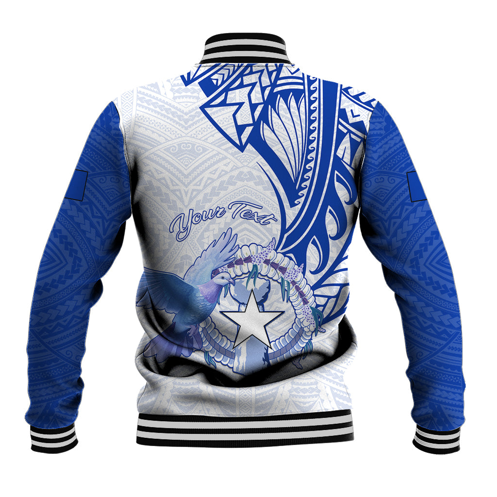 Personalised Northern Mariana Islands Commonwealth Day Baseball Jacket Simple Style LT05 - Polynesian Pride
