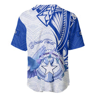 Personalised Northern Mariana Islands Commonwealth Day Baseball Jersey Simple Style LT05 - Polynesian Pride