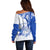 Personalised Northern Mariana Islands Commonwealth Day Off Shoulder Sweater Simple Style LT05 - Polynesian Pride