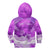 Personalised Pasifika Festival Kid Hoodie Violet Tropical Turtle LT05 - Polynesian Pride