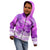 Personalised Pasifika Festival Kid Hoodie Violet Tropical Turtle LT05 - Polynesian Pride