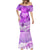 Personalised Pasifika Festival Mermaid Dress Violet Tropical Turtle LT05 - Polynesian Pride