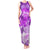 Personalised Pasifika Festival Tank Maxi Dress Violet Tropical Turtle LT05 Women Violet - Polynesian Pride