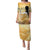 Happy Good Friday Family Matching Puletasi and Hawaiian Shirt God Will Bless You LT05 Mom's Dress Gold - Polynesian Pride