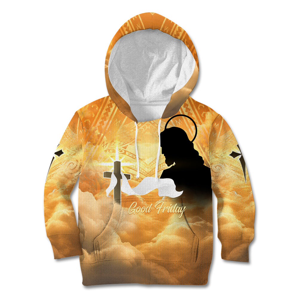 Happy Good Friday Kid Hoodie God Will Bless You LT05 Hoodie Gold - Polynesian Pride