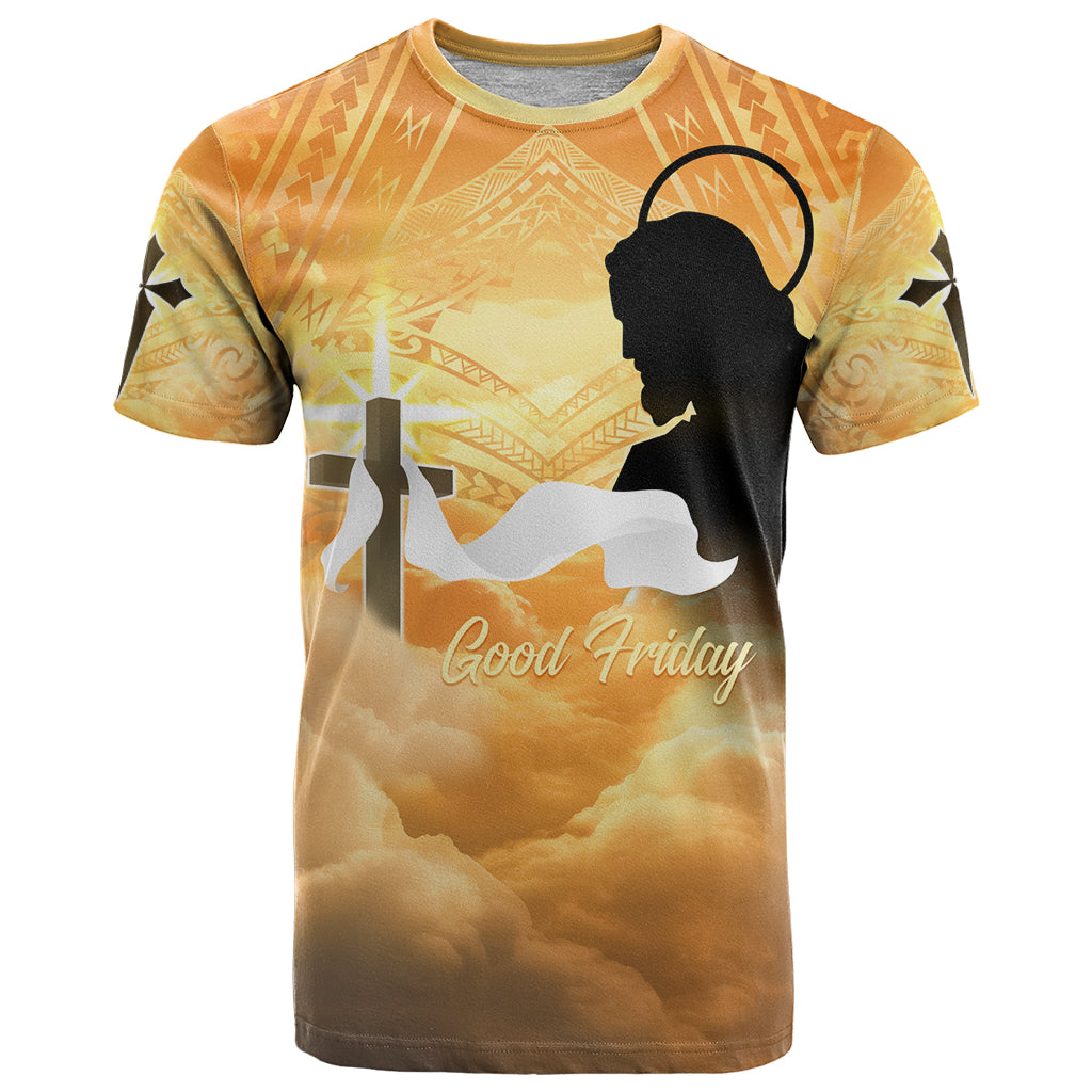 Happy Good Friday T Shirt God Will Bless You LT05 Gold - Polynesian Pride
