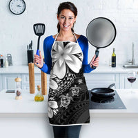 Polynesia Romantic Valentine Apron Sea Turtle Couple With Black Plumeria LT05 - Polynesian Pride