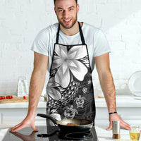Polynesia Romantic Valentine Apron Sea Turtle Couple With Black Plumeria LT05 - Polynesian Pride